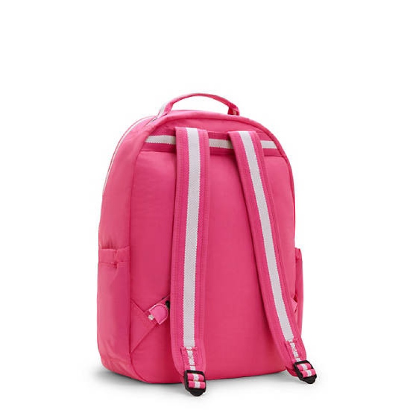 Pink Kipling Seoul Large Iconic 15