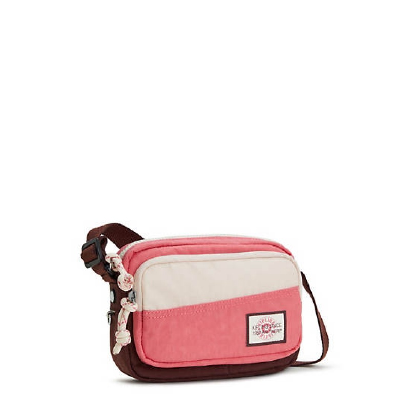 Pink Kipling Sisko Crossbody Bags | UMANIF-869