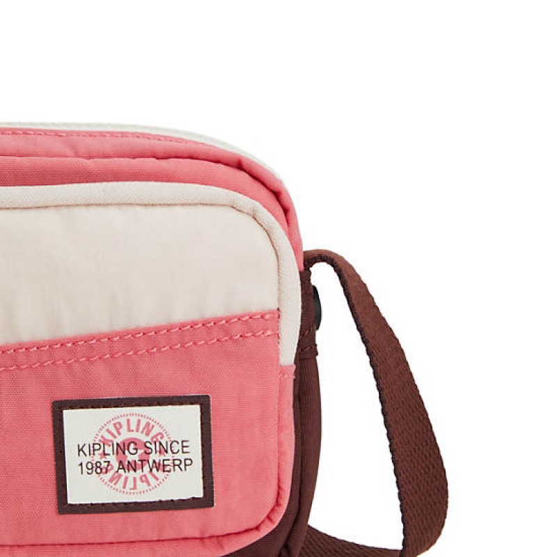 Pink Kipling Sisko Crossbody Bags | UMANIF-869