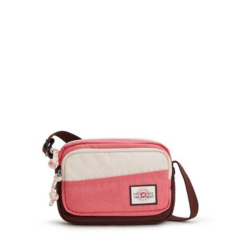 Pink Kipling Sisko Crossbody Bags | UMANIF-869