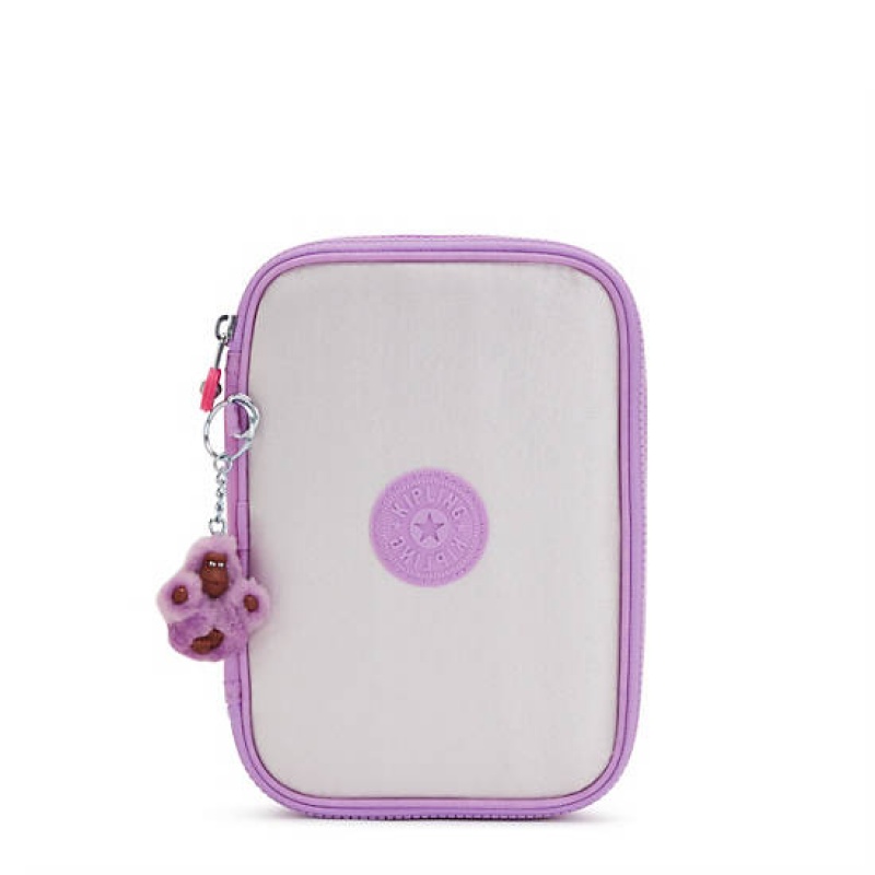 Purple Kipling 100 Pens Fashion Case Bags | TVZELH-234