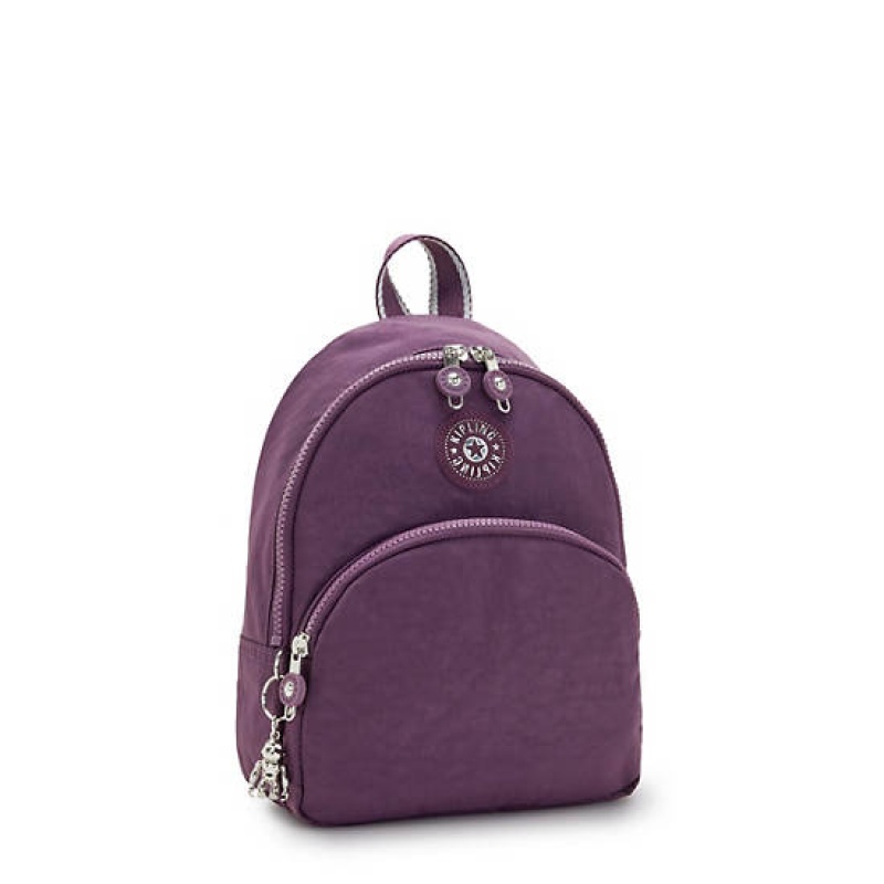 Purple Kipling Paola Small Backpacks | ILQFTG-803