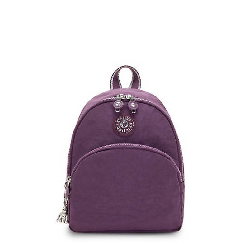 Purple Kipling Paola Small Backpacks | ILQFTG-803