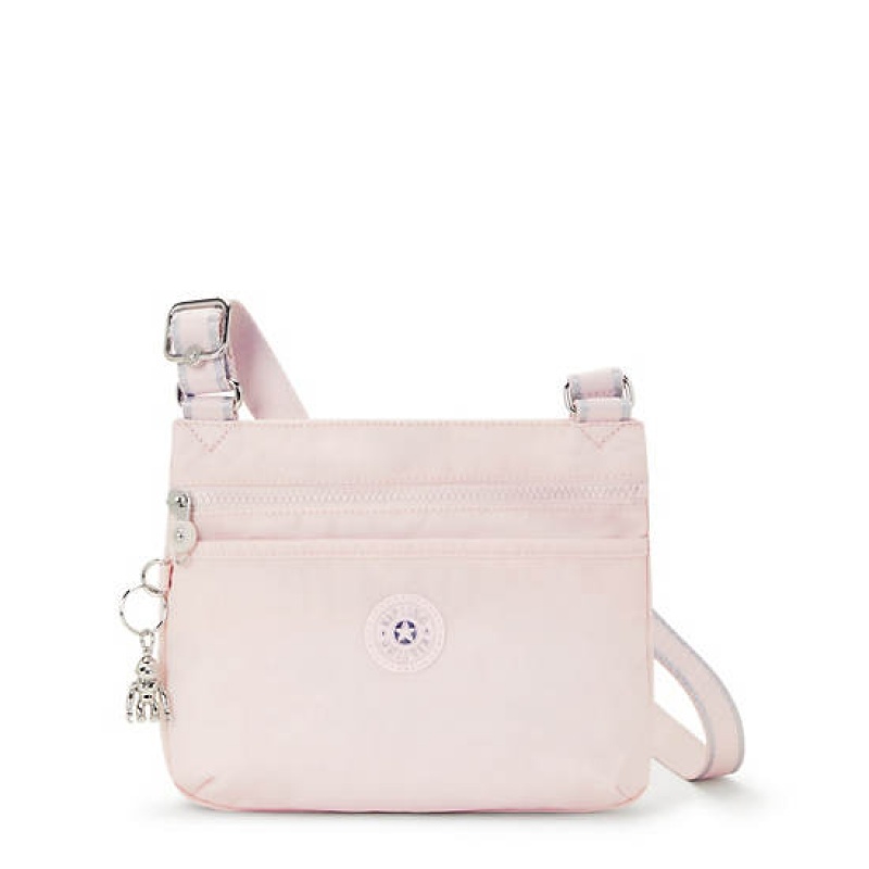 Purple Pink Kipling Emmylou Crossbody Bags | QIEBWR-485