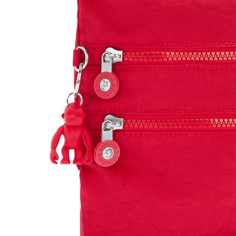 Red Dark Red Kipling Alvar Crossbody Bags | MUQHIG-619