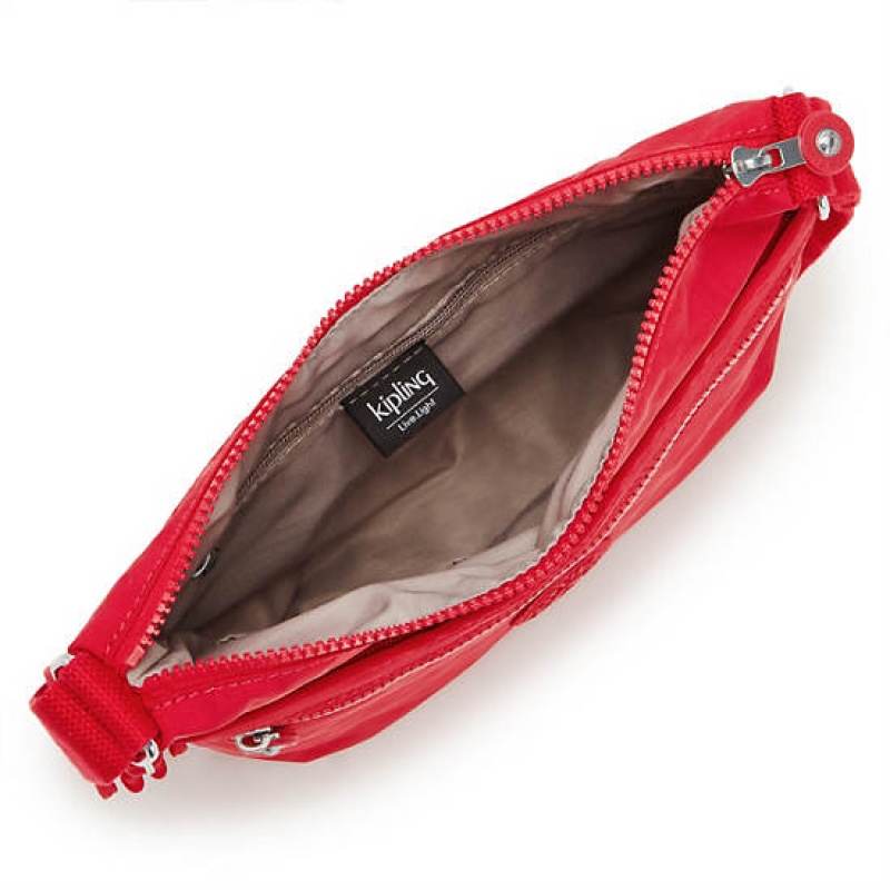 Red Dark Red Kipling Arto Crossbody Bags | IMWQHC-043