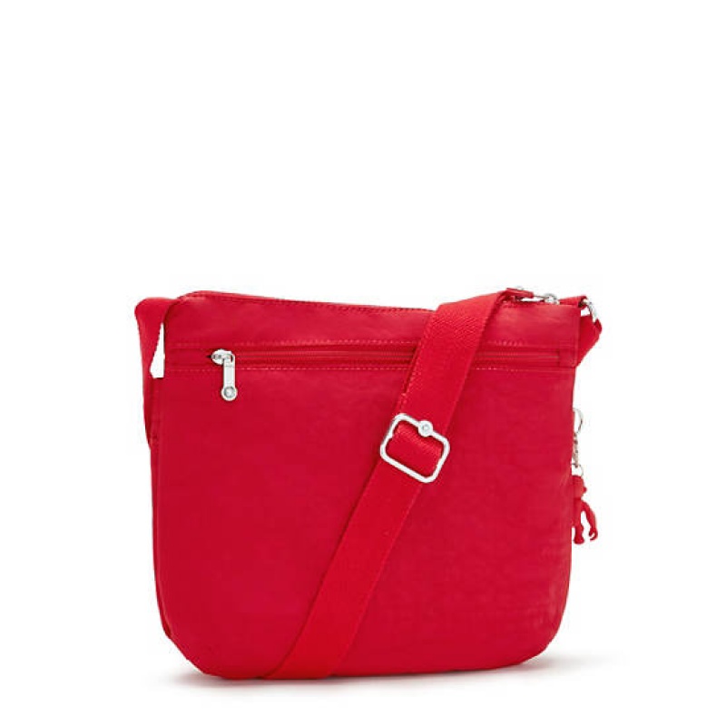 Red Dark Red Kipling Arto Crossbody Bags | IMWQHC-043