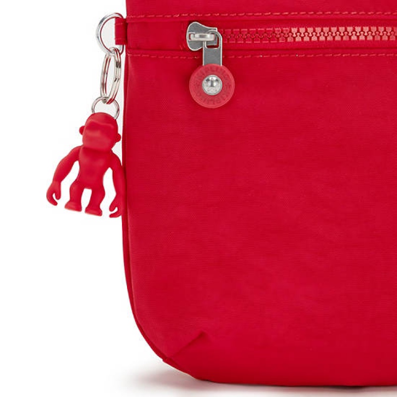 Red Dark Red Kipling Arto Crossbody Bags | IMWQHC-043