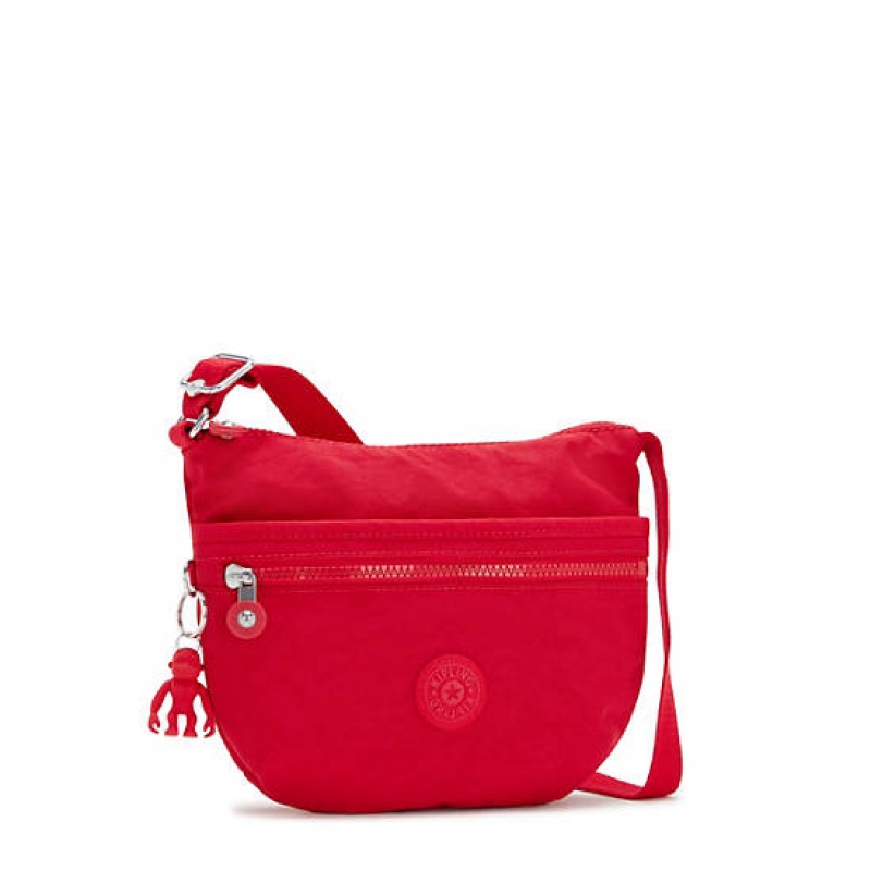 Red Dark Red Kipling Arto Small Crossbody Bags | LVKPAN-135