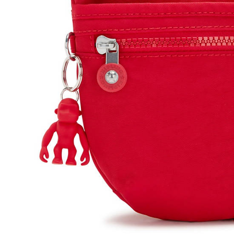 Red Dark Red Kipling Arto Small Crossbody Bags | LVKPAN-135