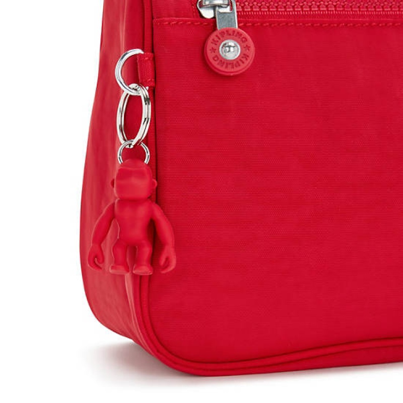 Red Dark Red Kipling Callie Crossbody Bags | ZRXSHU-379