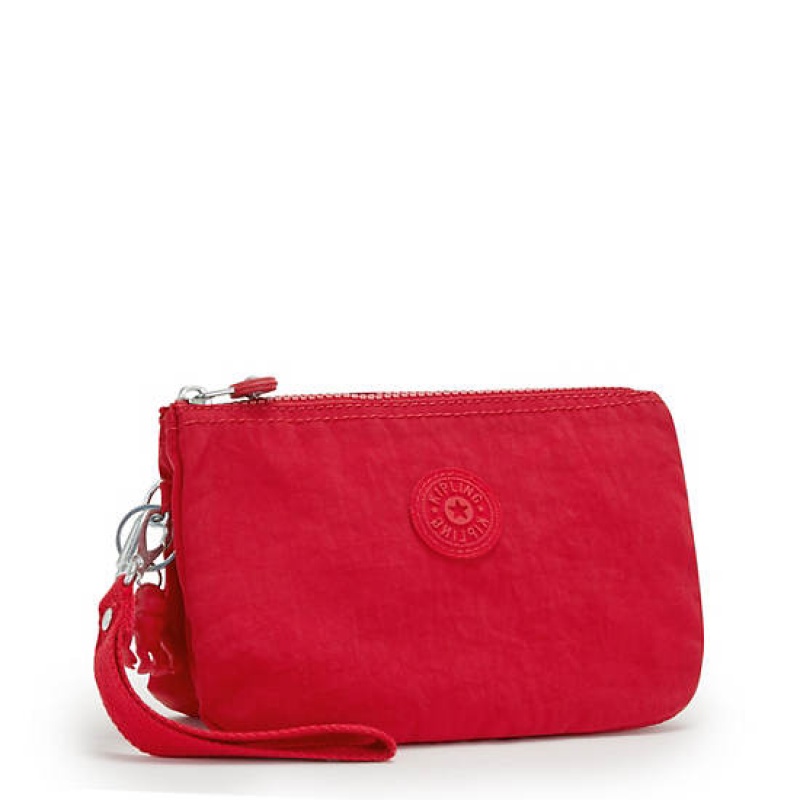 Red Dark Red Kipling Creativity Extra Large Fashion Wristlet Bags | ITUKSM-863