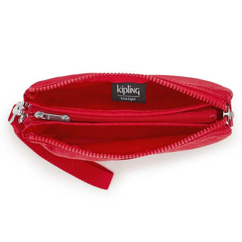 Red Dark Red Kipling Creativity Extra Large Fashion Wristlet Bags | ITUKSM-863