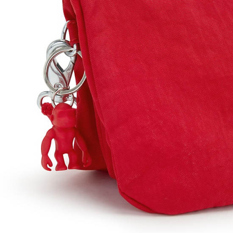 Red Dark Red Kipling Creativity Extra Large Fashion Wristlet Bags | ITUKSM-863