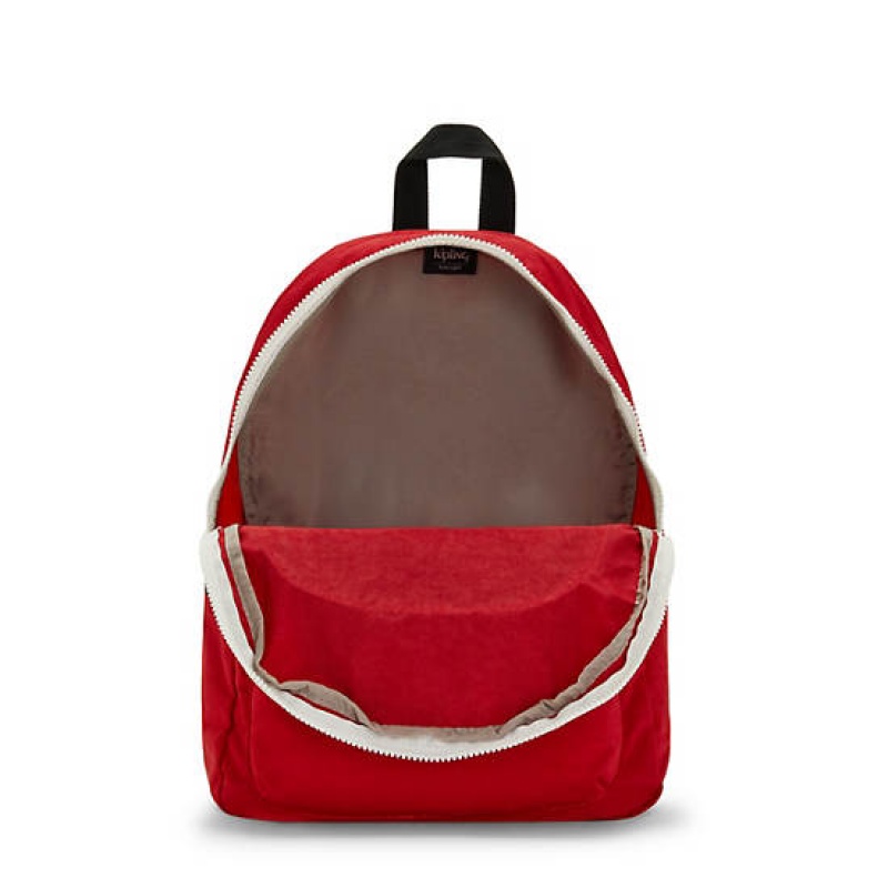 Red Dark Red Kipling Curtis Medium Backpacks | ZVEWCN-904