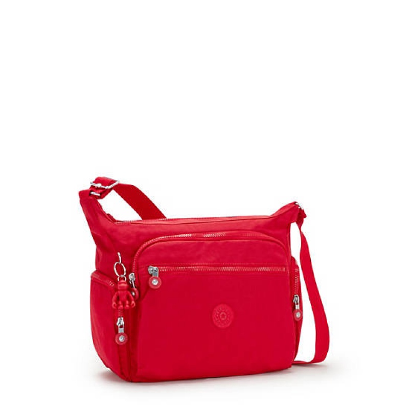 Red Dark Red Kipling Gabbie Crossbody Bags | MIURVL-130