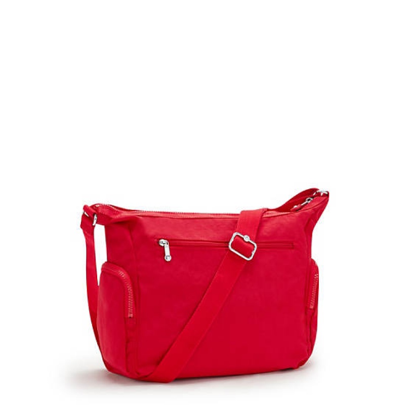 Red Dark Red Kipling Gabbie Crossbody Bags | MIURVL-130