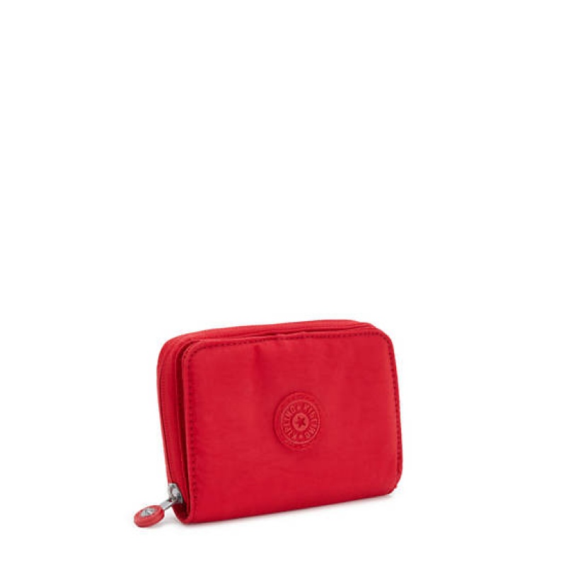 Red Dark Red Kipling Money Love Classic Small Wallet Wallets | DXQAOU-478