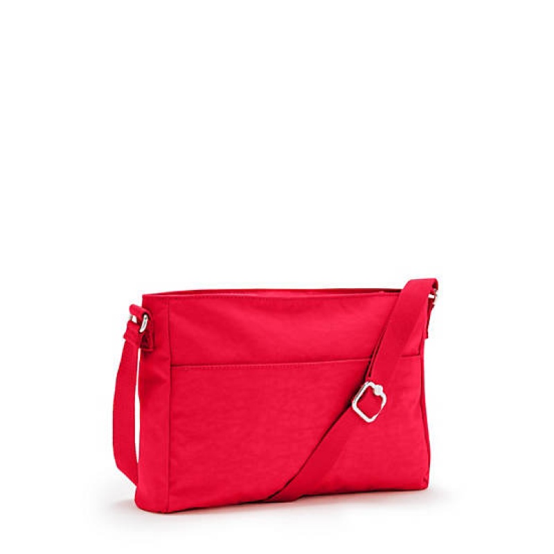 Red Dark Red Kipling New Angie Crossbody Bags | UMKGRH-274