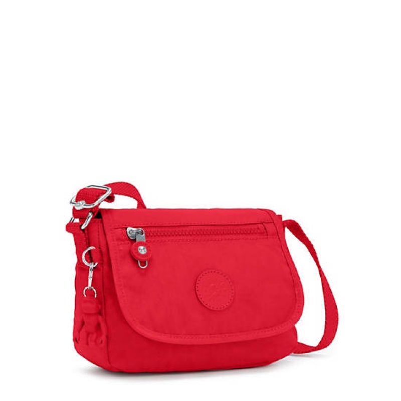 Red Dark Red Kipling Sabian Crossbody Mini Bag | HAMYPR-403