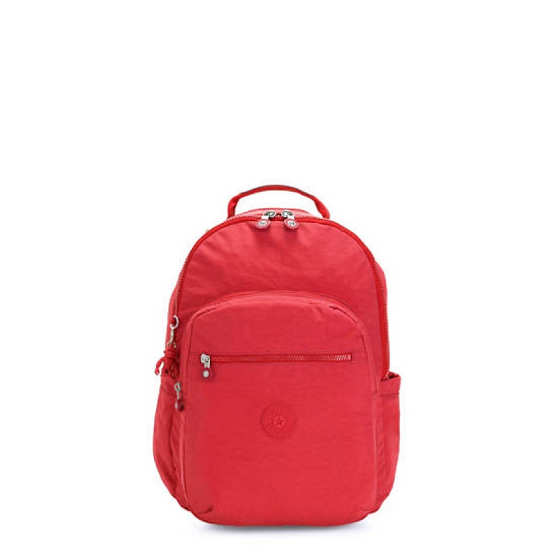 Red Dark Red Kipling Seoul Small Tablet Laptop Bags | QCYXKP-186