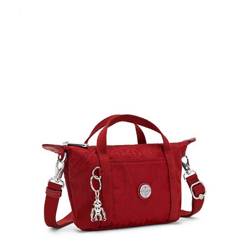 Red Kipling Art Compact Crossbody Bags | ZCUDAX-543