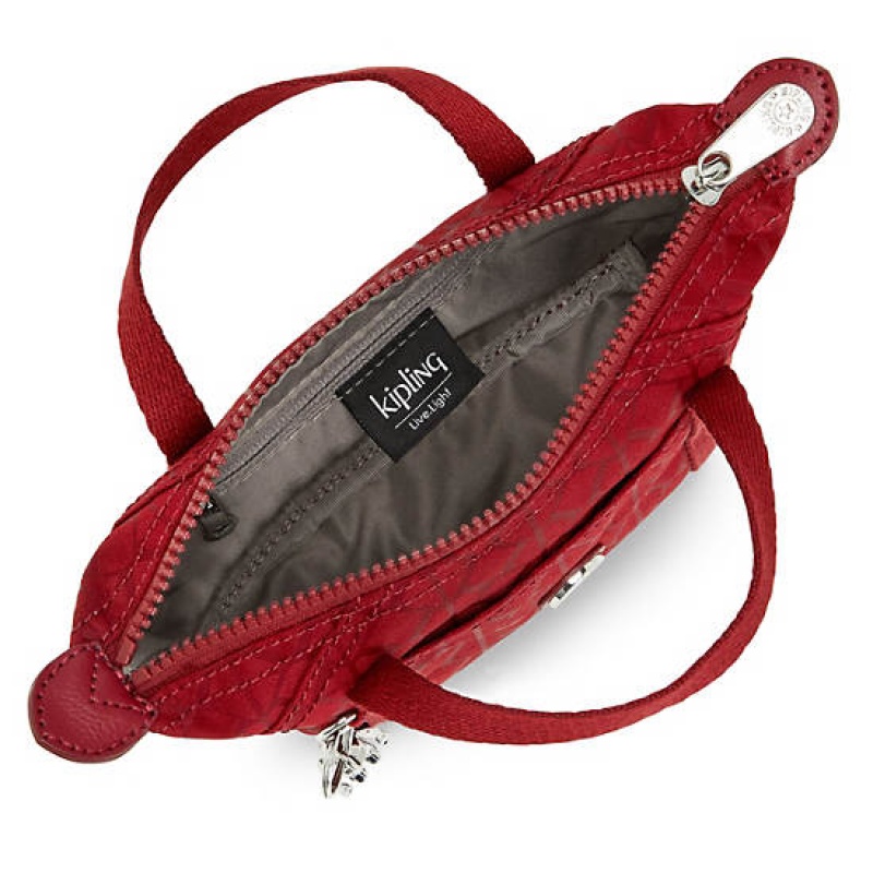 Red Kipling Art Compact Crossbody Bags | ZCUDAX-543