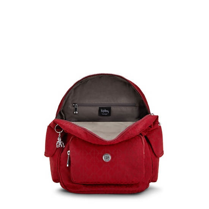 Red Kipling City Pack Small Classic Backpacks | RQZJKD-260