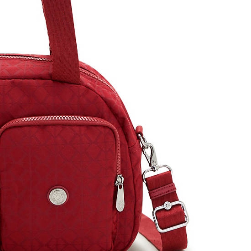 Red Kipling Cool Defea Iconic Shoulder Bags | BYGCZO-378