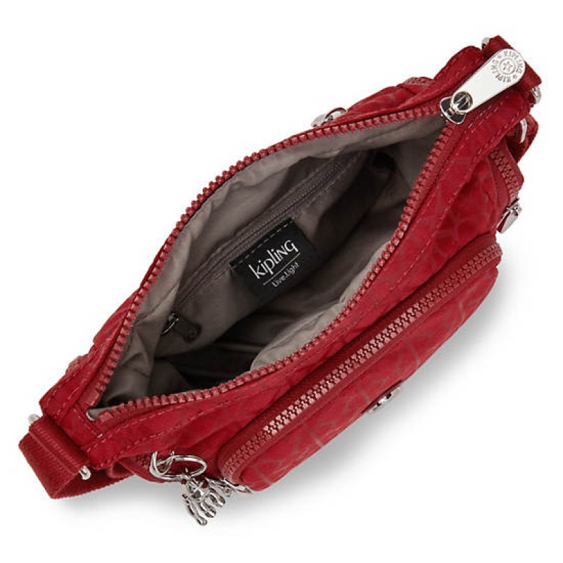 Red Kipling Gabbie Mini Crossbody Bags | HTWKDF-305