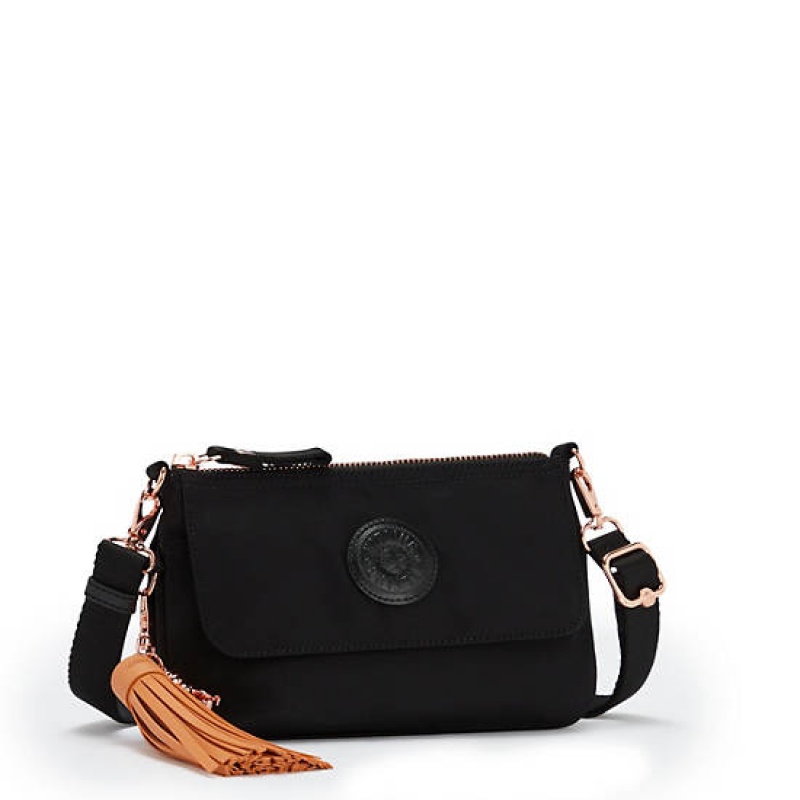 Rose Black Kipling Etka Small Shoulder Bags | STIWZV-417