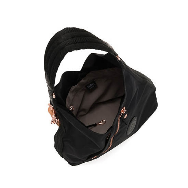 Rose Black Kipling Olina Shoulder Bags | ORBCWJ-502