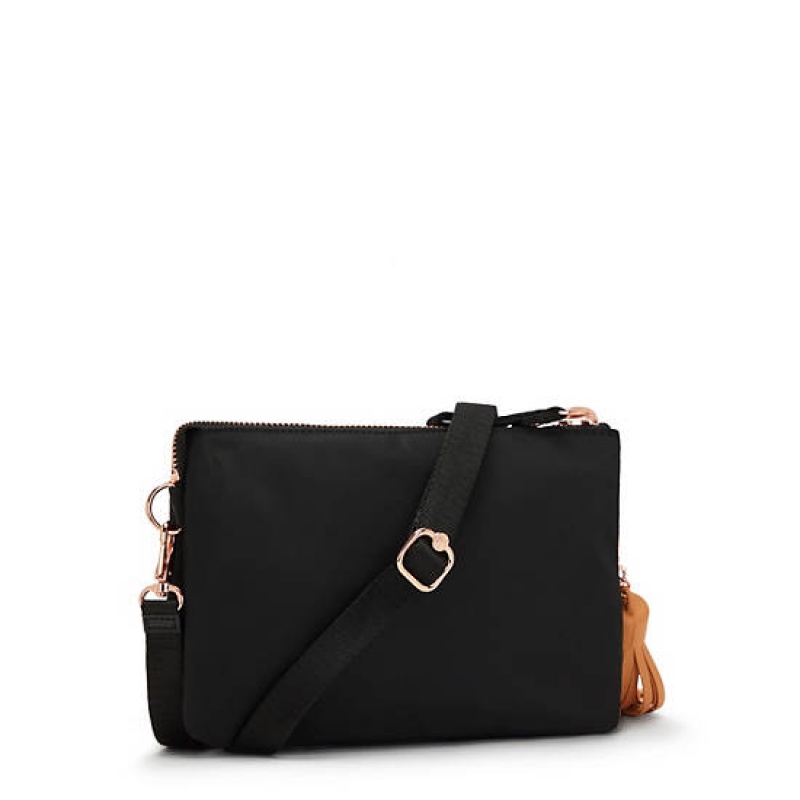 Rose Black Kipling Riri Crossbody Bags | JUDTIK-794