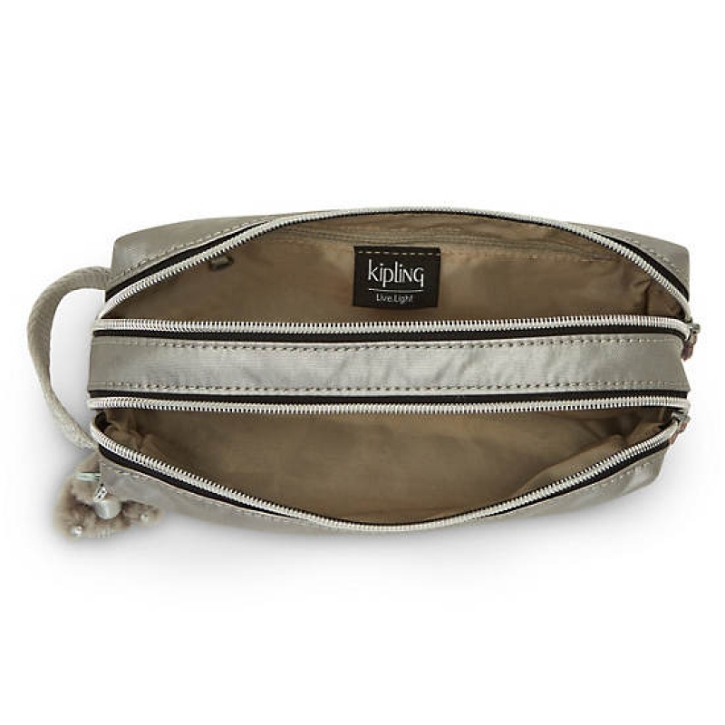 Silver Kipling Garri Pouch Bags | UTDVWP-628