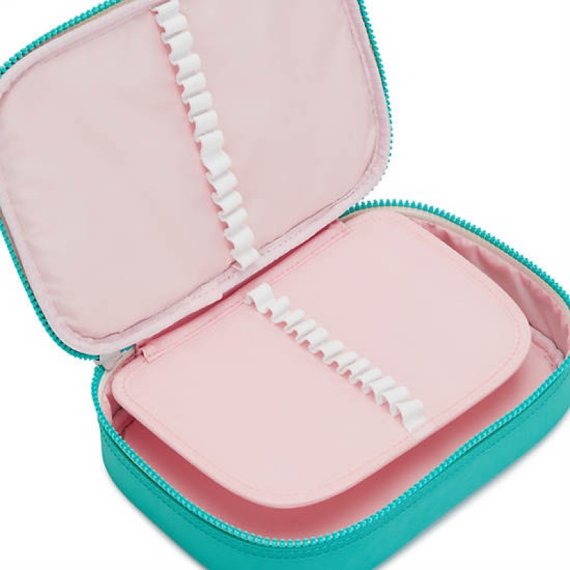 Turquoise Kipling 100 Pens Classic Case Bags | PXRVCW-490