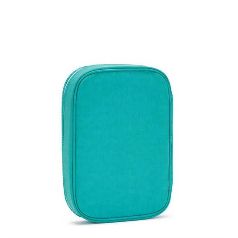 Turquoise Kipling 100 Pens Iconic Case Bags | MLAWVJ-301