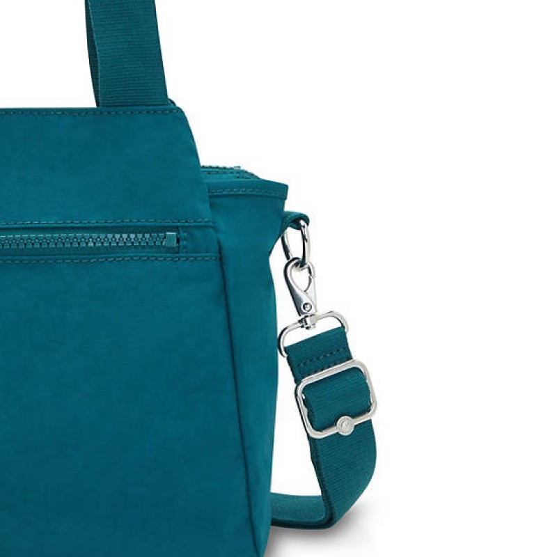 Turquoise Kipling Elysia Shoulder Bags | GMSWBV-593