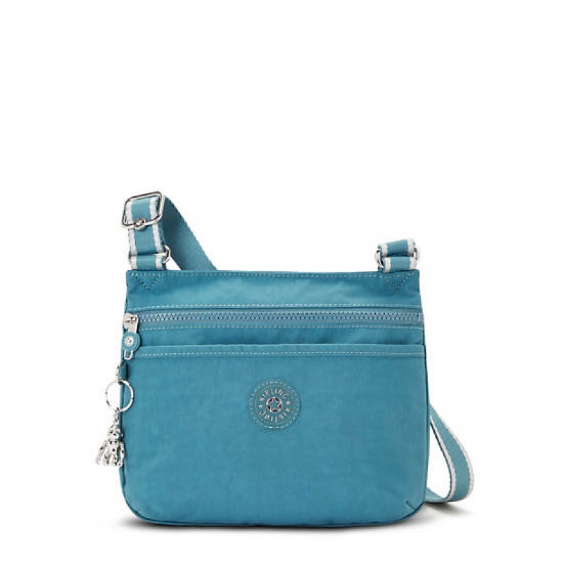 Turquoise Kipling Emmylou Crossbody Bags | YKCHUQ-309