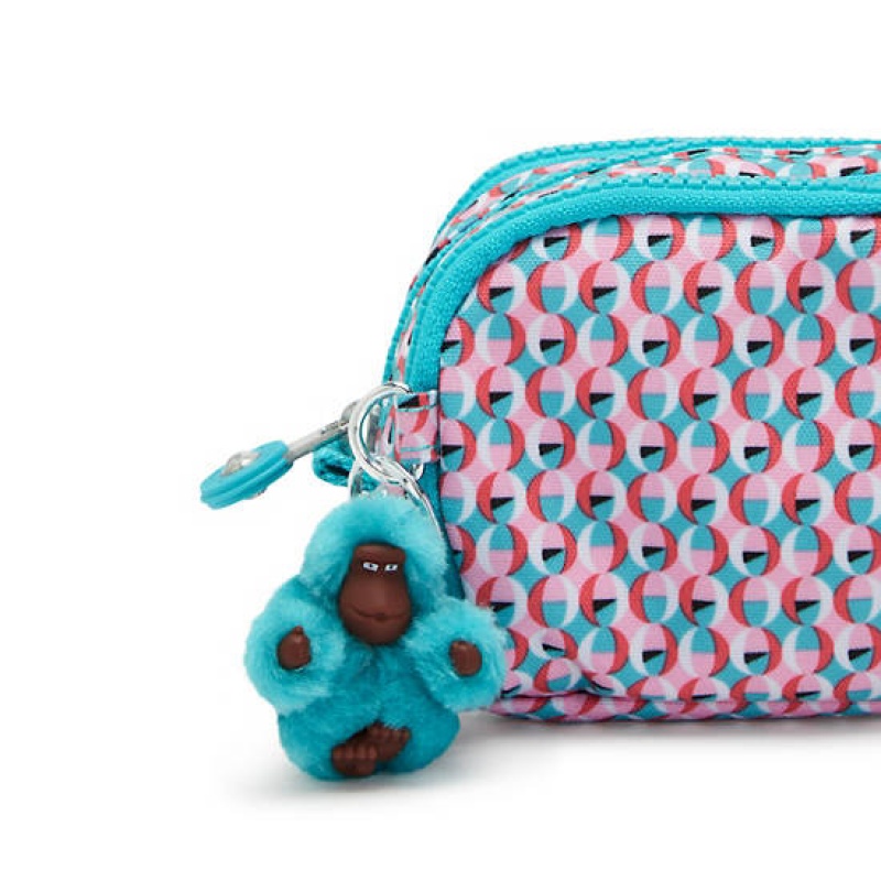 Turquoise Kipling Gitroy Classic Printed Pencil Case Bags | XJQMWL-735