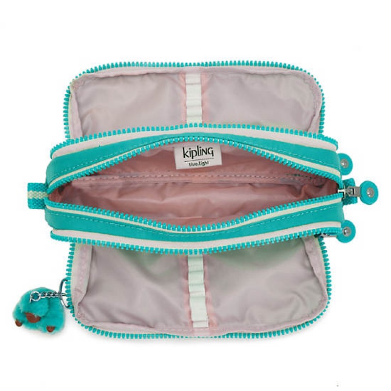 Turquoise Kipling Gitroy Pencil Case Bags | LTSEBW-456