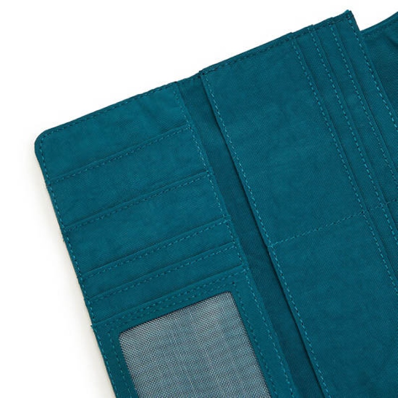 Turquoise Kipling Money Land Snap Wallet Wallets | HWJMXS-350