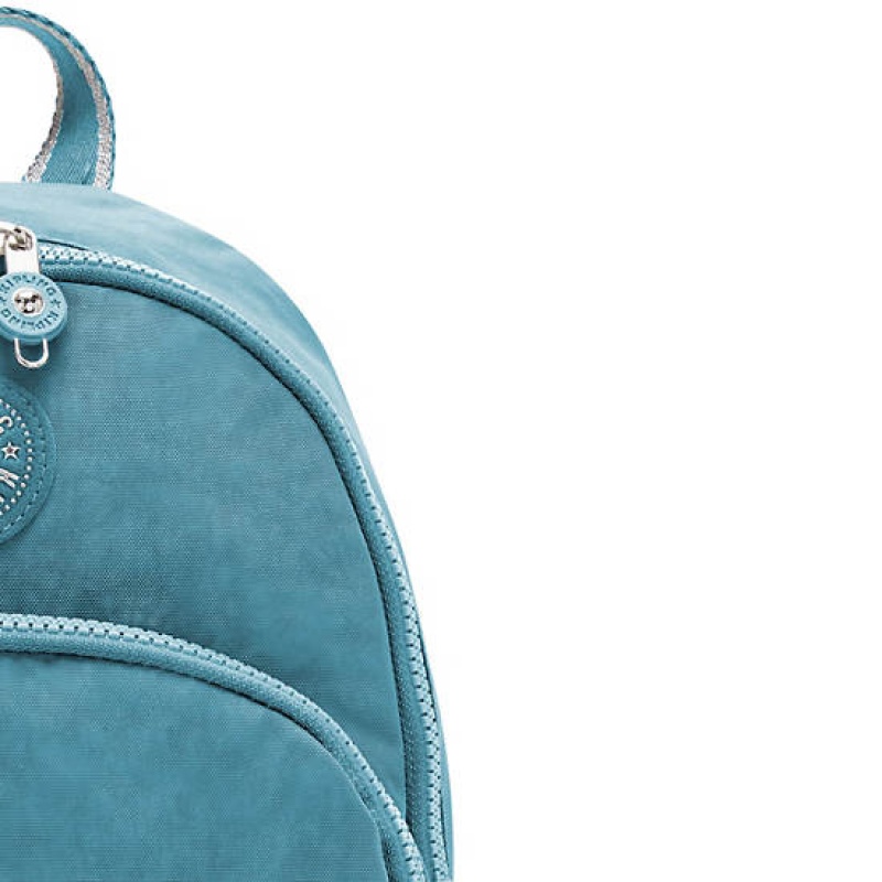 Turquoise Kipling Paola Small Backpacks | FDGHAE-850