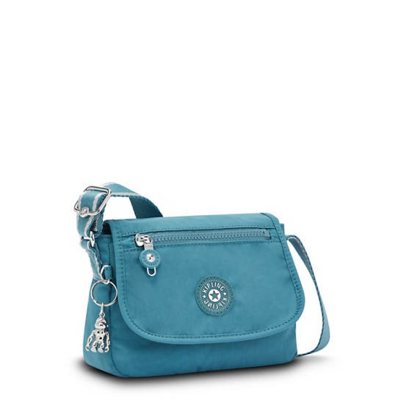 Turquoise Kipling Sabian Crossbody Mini Bag | PNXEBG-421