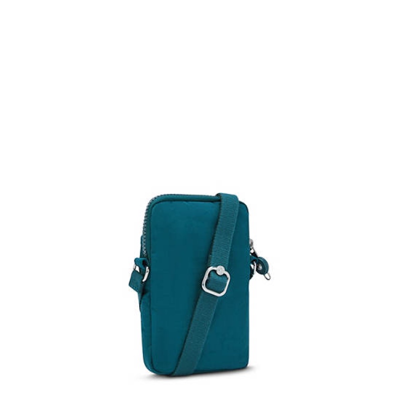 Turquoise Kipling Tally Crossbody Phone Bag | DATCJS-748