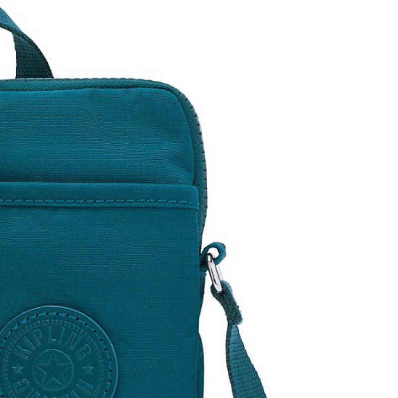 Turquoise Kipling Tally Crossbody Phone Bag | DATCJS-748