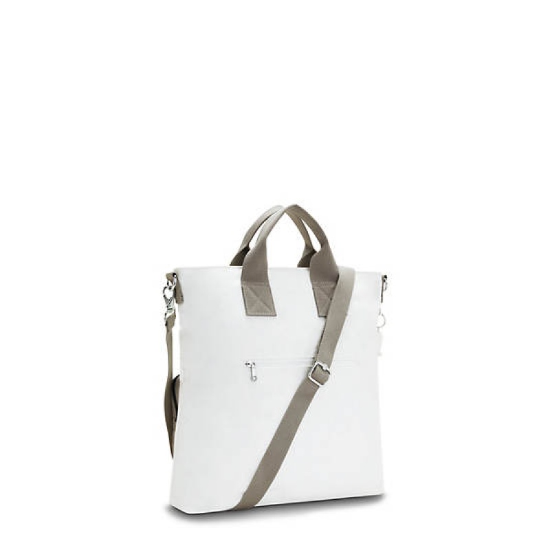 White Kipling Jong Tote Bags | BDCGZO-821