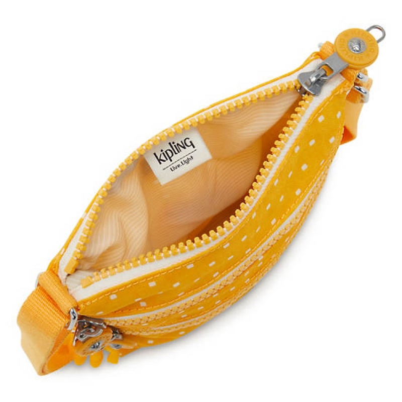 Yellow Kipling Alvar Extra Small Printed Mini Bag | THJQWG-963