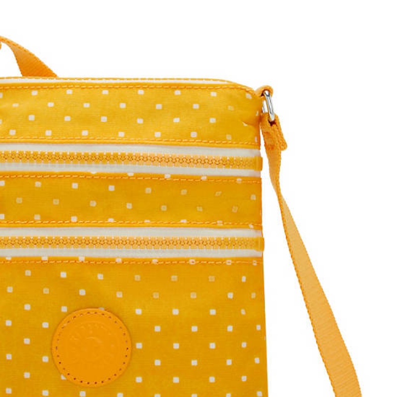 Yellow Kipling Alvar Extra Small Printed Mini Bag | THJQWG-963