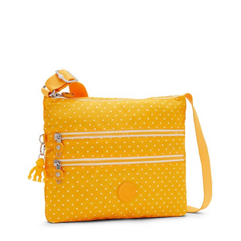 Yellow Kipling Alvar Printed Crossbody Bags | ZSOIGY-865