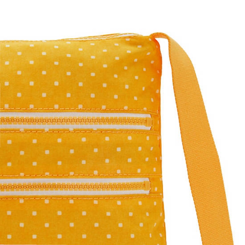 Yellow Kipling Alvar Printed Crossbody Bags | ZSOIGY-865